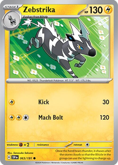 Zebstrika - Pokémon