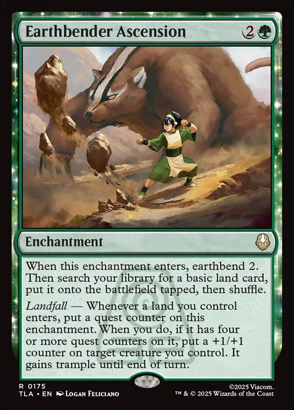Earthbender Ascension - Magic: The Gathering