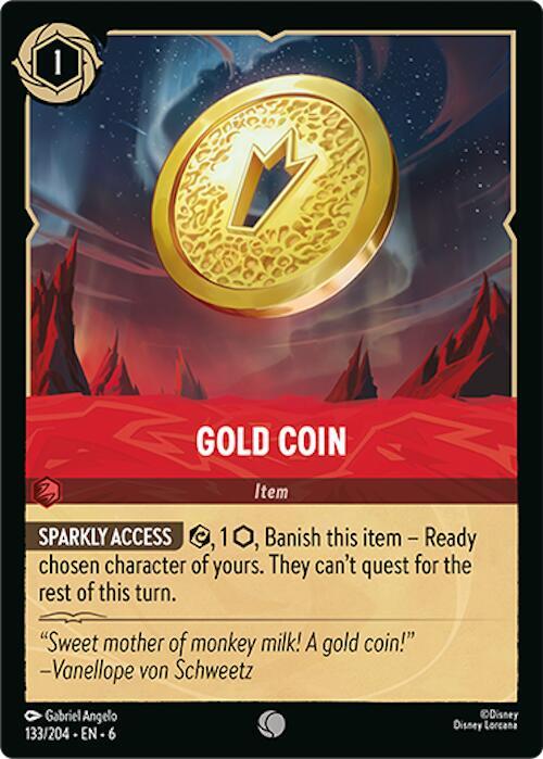 Gold Coin - Disney Lorcana