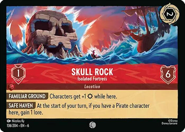 Skull Rock - Isolated Fortress - Disney Lorcana