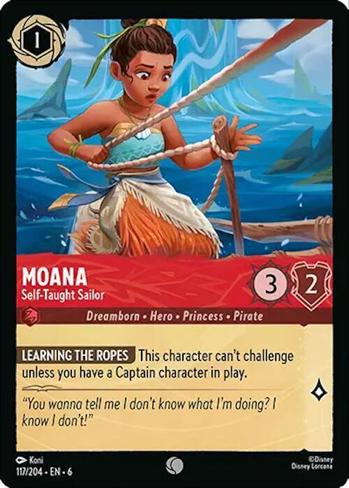 Moana - Self-Taught Sailor - Disney Lorcana