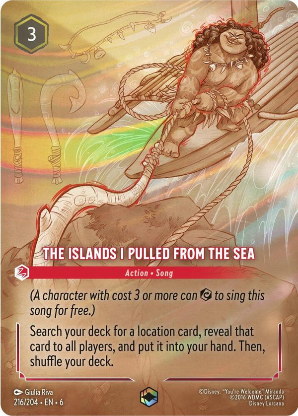 The Islands I Pulled From The Sea (Enchanted) - Disney Lorcana