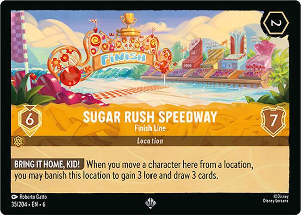 Sugar Rush Speedway - Finish Line - Disney Lorcana