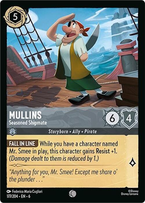 Mullins - Seasoned Shipmate - Disney Lorcana