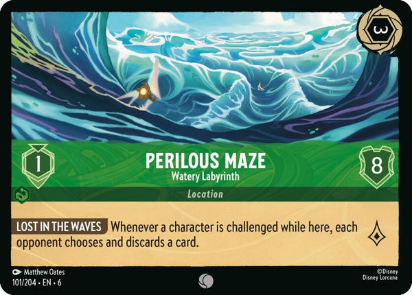 Perilous Maze - Watery Labyrinth - Disney Lorcana