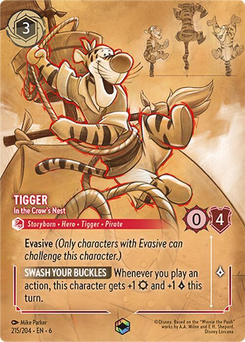 Tigger - In the Crow's Nest (Enchanted) - Disney Lorcana