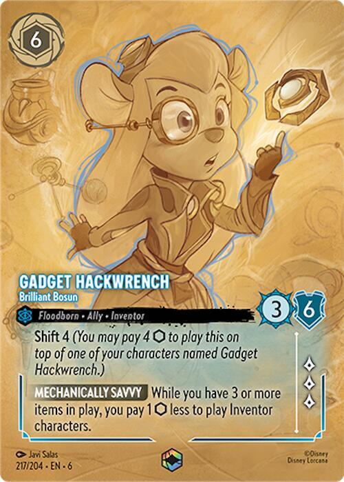 Gadget Hackwrench - Brilliant Bosun (Enchanted) - Disney Lorcana
