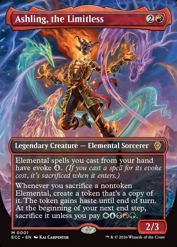 Ashling, the Limitless (Borderless) - Magic: The Gathering
