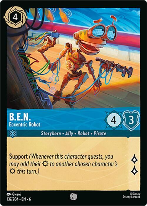 B.E.N. - Eccentric Robot - Disney Lorcana