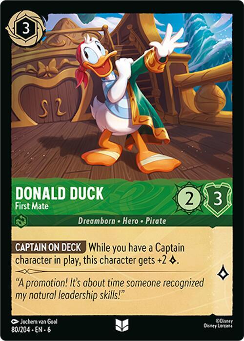 Donald Duck - First Mate - Disney Lorcana