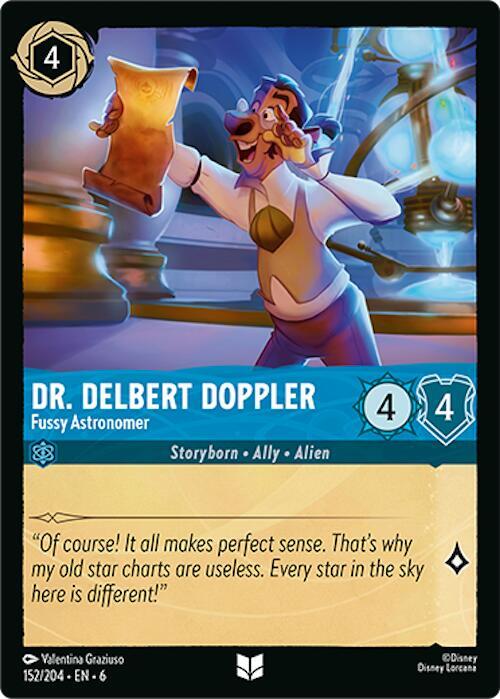 Dr. Delbert Doppler - Fussy Astronomer - Disney Lorcana