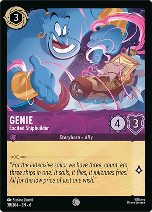 Genie - Excited Shipbuilder - Disney Lorcana