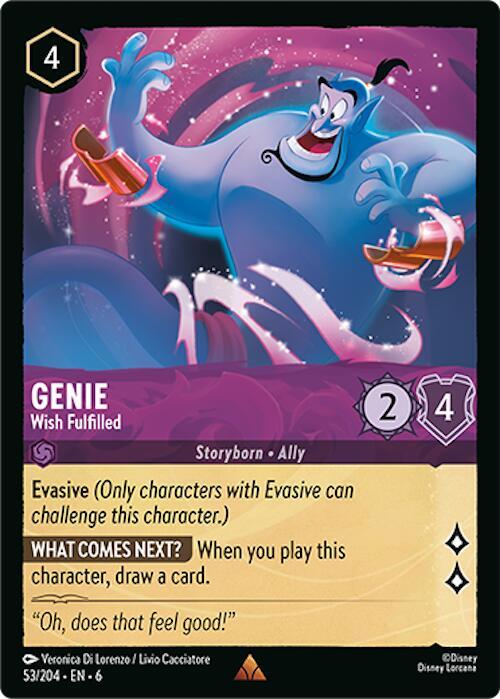 Genie - Wish Fulfilled - Disney Lorcana