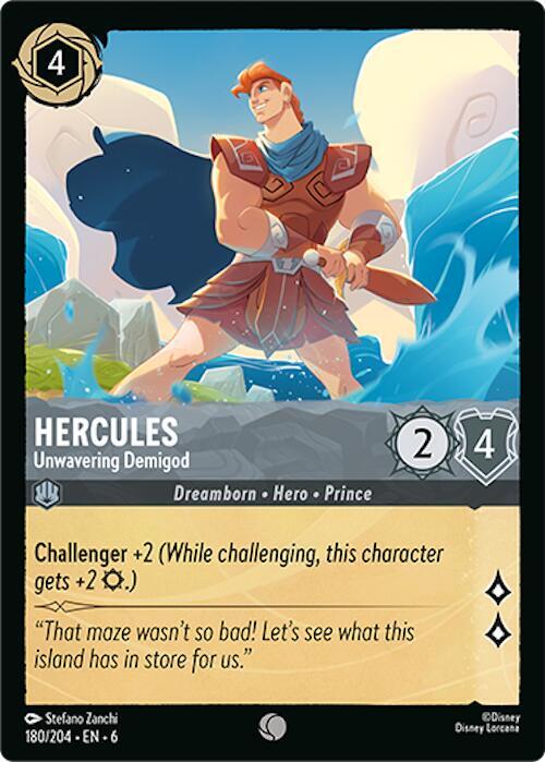 Hercules - Unwavering Demigod - Disney Lorcana