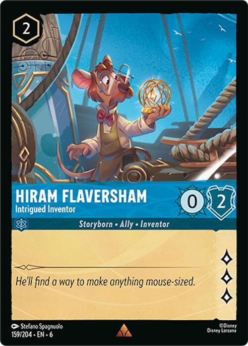 Hiram Flaversham - Intrigued Inventor - Disney Lorcana