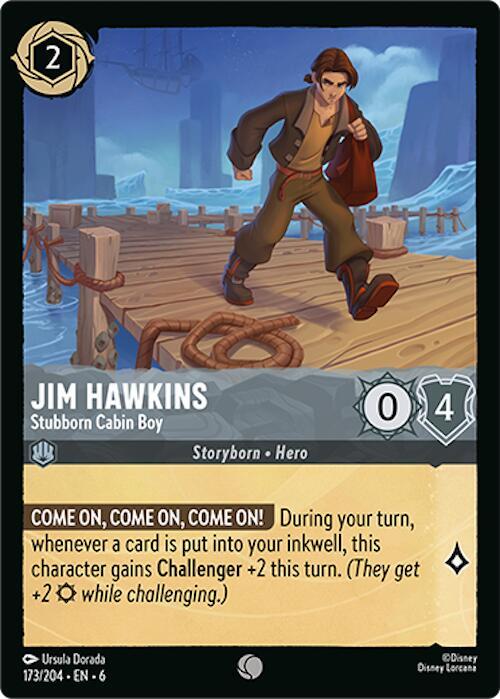 Jim Hawkins - Stubborn Cabin Boy - Disney Lorcana