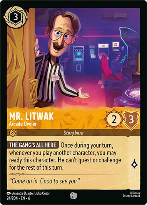 Mr. Litwak - Arcade Owner - Disney Lorcana