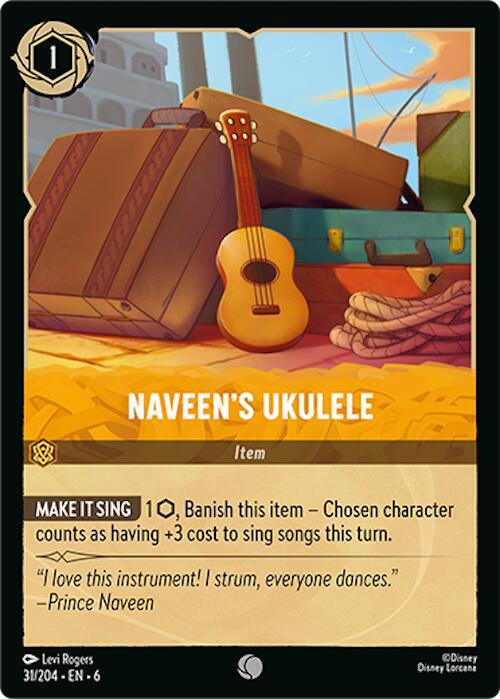 Naveen's Ukulele - Disney Lorcana