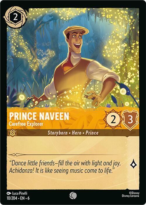 Prince Naveen - Carefree Explorer - Disney Lorcana