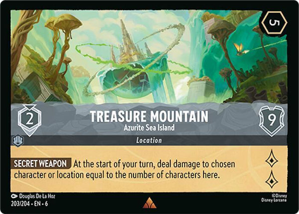 Treasure Mountain - Azurite Sea Island - Disney Lorcana