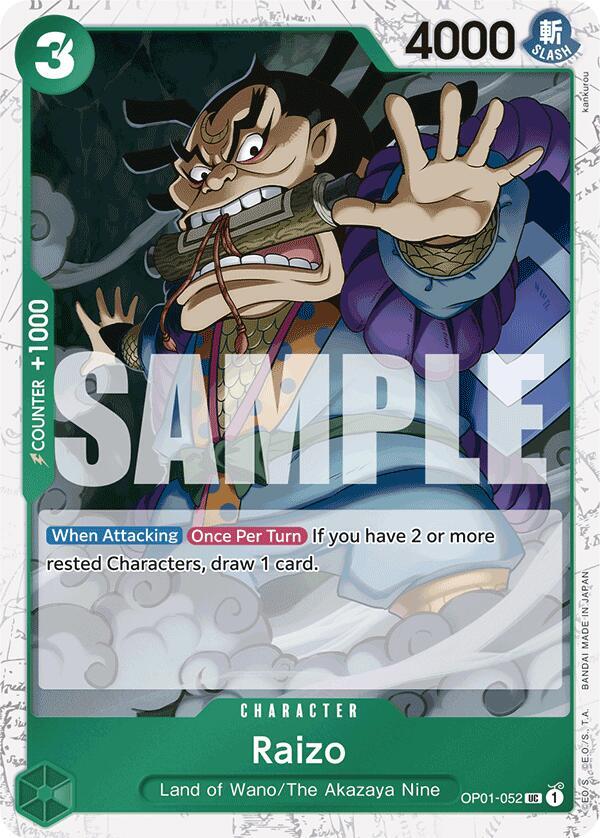 Raizo (Jolly Roger Foil) - One Piece Card Game