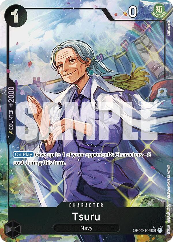 Tsuru (Full Art) - One Piece Card Game