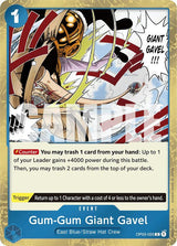 Gum-Gum Giant Gavel (Jolly Roger Foil) - One Piece Card Game