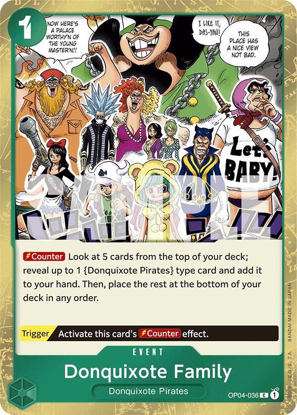 Donquixote Family (Jolly Roger Foil) - One Piece Card Game