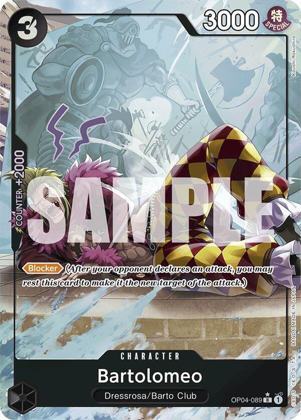 Bartolomeo (OP04-089) (Full Art) - One Piece Card Game