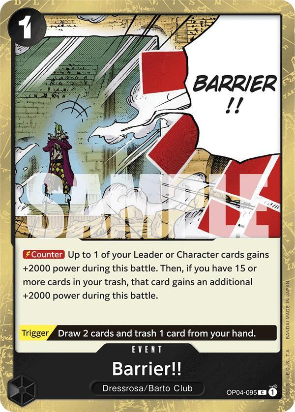 Barrier!! (Jolly Roger Foil) - One Piece Card Game