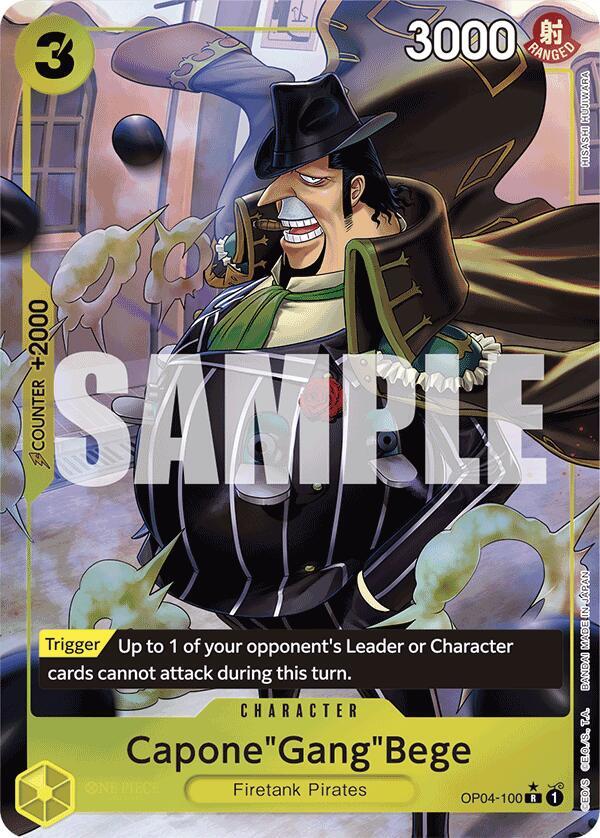 Capone"Gang"Bege (OP04-100) (Full Art) - One Piece Card Game