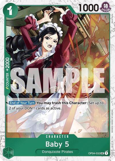 Baby 5 (OP04-032) (Jolly Roger Foil) - One Piece Card Game