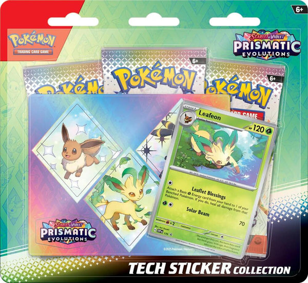 Prismatic Evolutions Tech Sticker Collection [Leafeon] - Pokémon