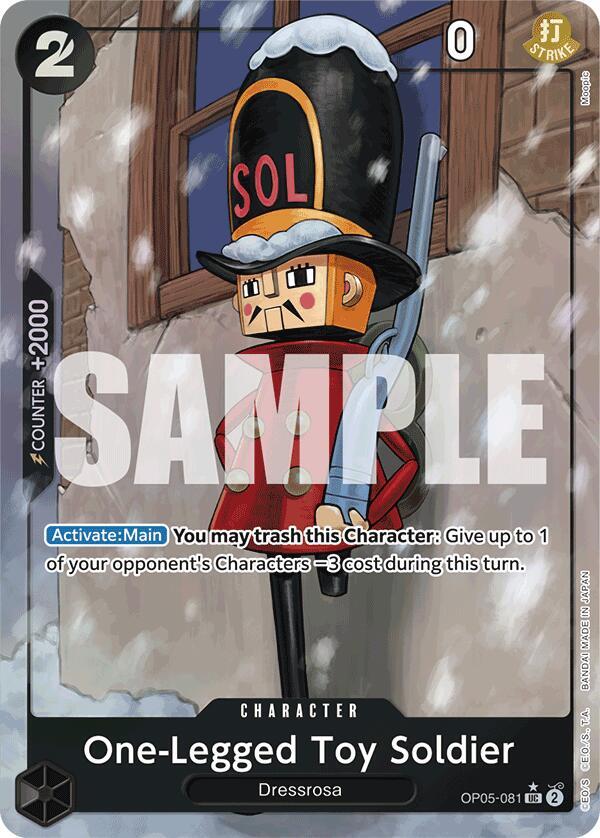 One-Legged Toy Soldier (Full Art) - One Piece Card Game