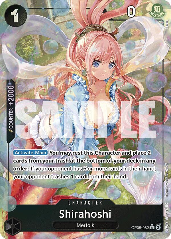 Shirahoshi (OP05-082) (Alternate Art) - One Piece Card Game