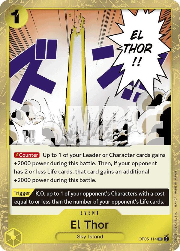 El Thor (Jolly Roger Foil) - One Piece Card Game