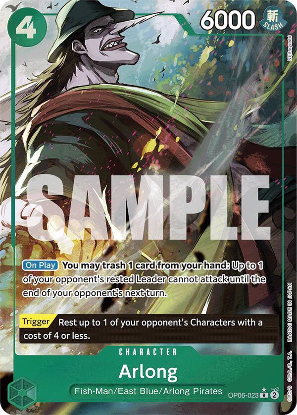 Arlong (Full Art) - One Piece Card Game