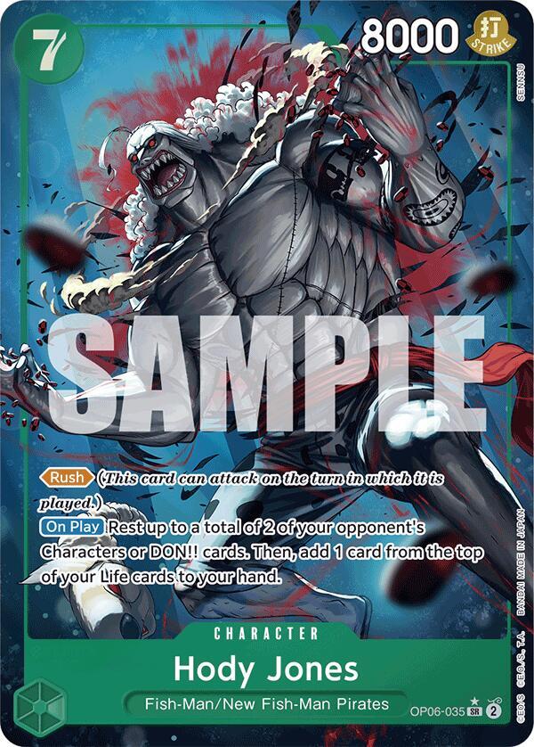 Hody Jones (Alternate Art) - One Piece Card Game