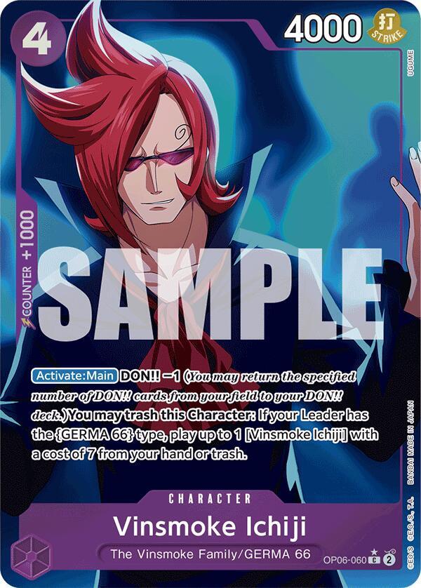Vinsmoke Ichiji (OP06-060) (Full Art) - One Piece Card Game
