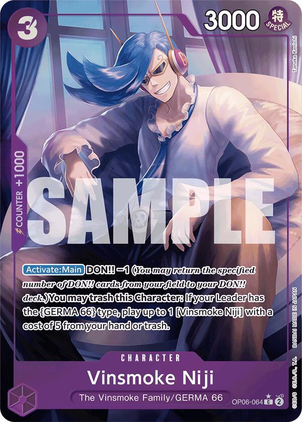 Vinsmoke Niji (OP06-064) (Full Art) - One Piece Card Game