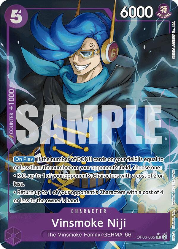 Vinsmoke Niji (OP06-065) (Alternate Art) - One Piece Card Game