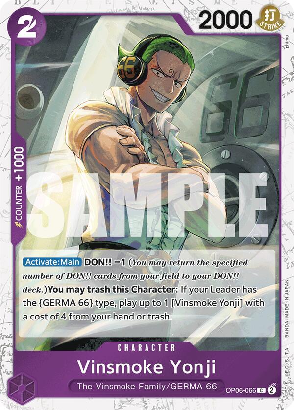 Vinsmoke Yonji (OP06-066) (Jolly Roger Foil) - One Piece Card Game