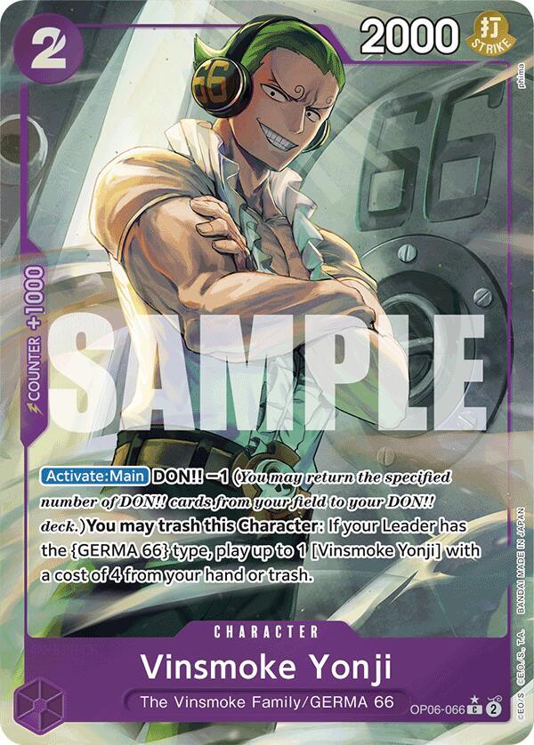 Vinsmoke Yonji (OP06-066) (Full Art) - One Piece Card Game