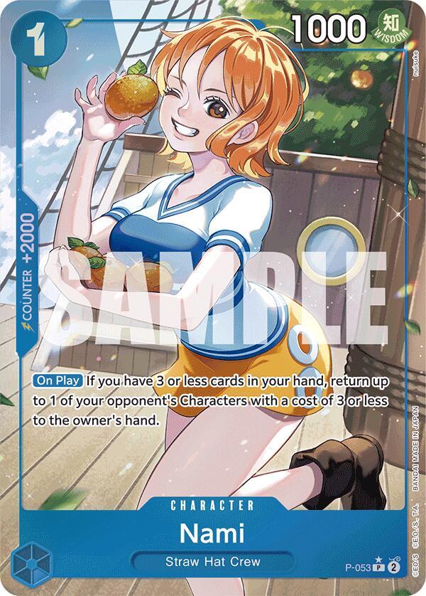 Nami (P-053) (Full Art) - One Piece Card Game