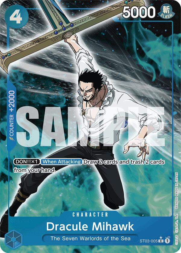Dracule Mihawk (ST03-005) (Full Art) - One Piece Card Game