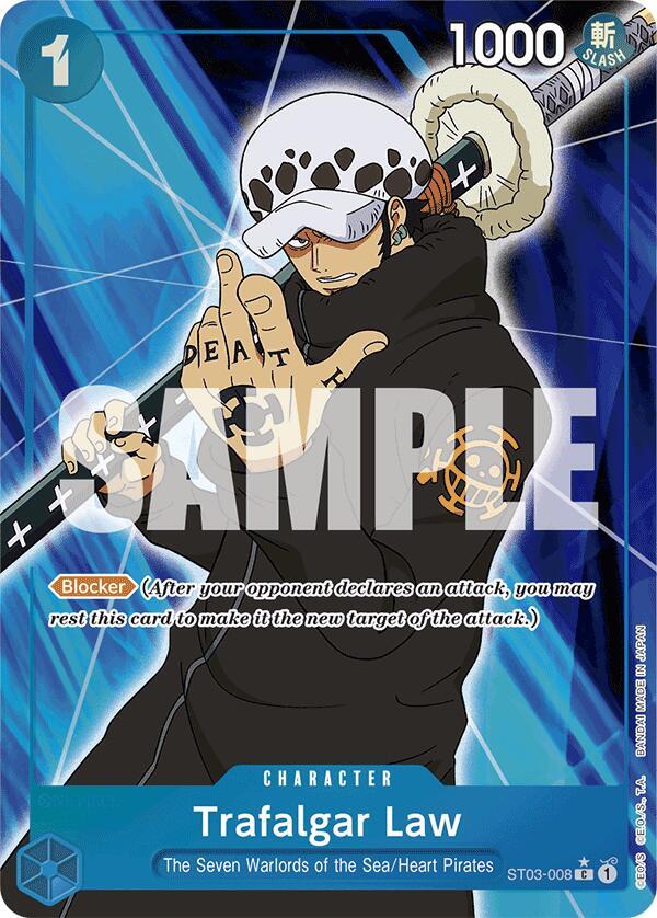Trafalgar Law (ST03-008) (Full Art) - One Piece Card Game
