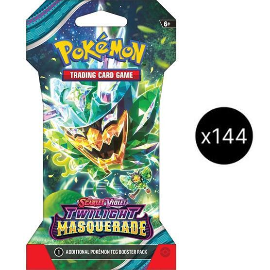 Twilight Masquerade Sleeved Booster Pack Case - Pokémon