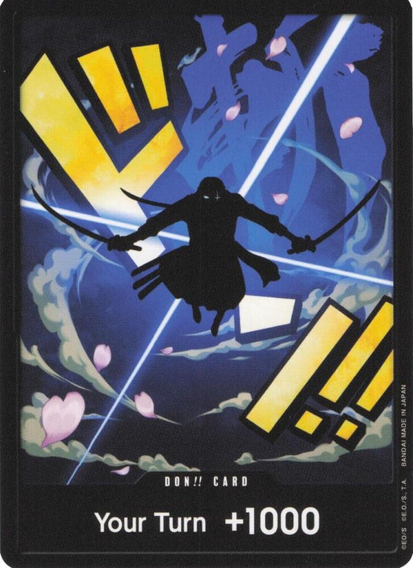 DON!! Card (Zoro) - One Piece Card Game