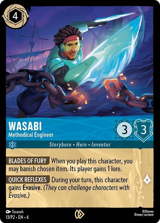 Wasabi - Methodical Engineer - Disney Lorcana