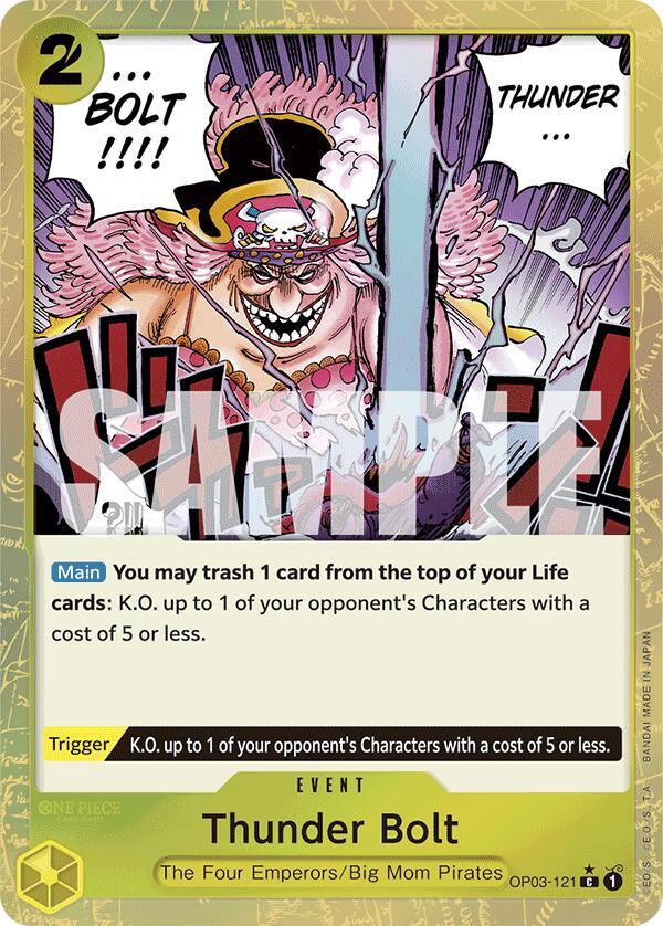 Thunder Bolt (Textured Foil) - One Piece Card Game